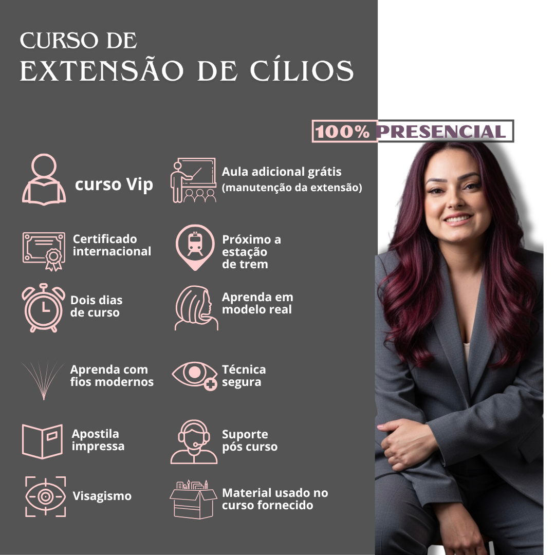 Curso Extensão de Cílios