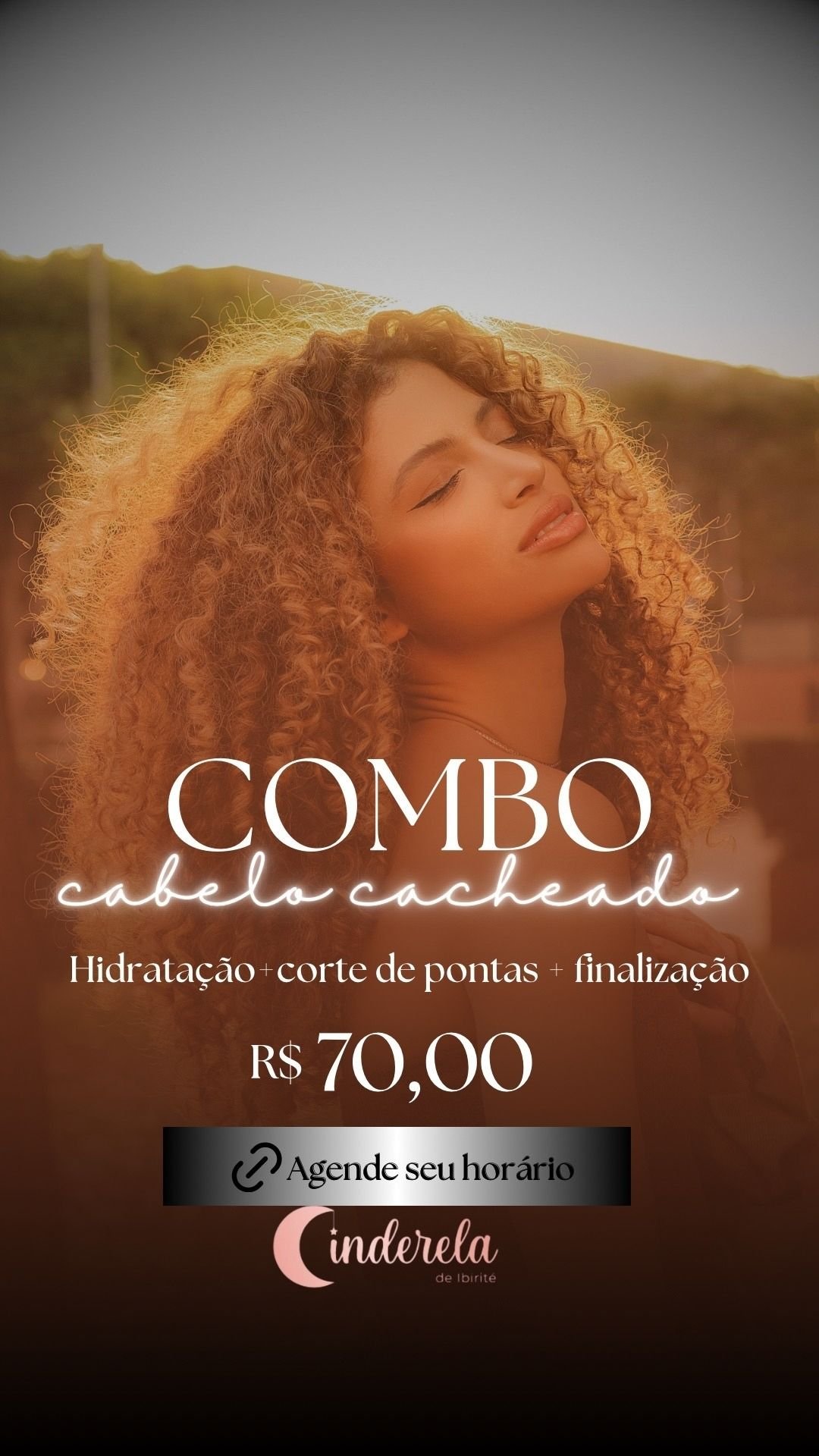 Imagem do serviço de Combo hidratação * corte de pontas e finalização de cachos