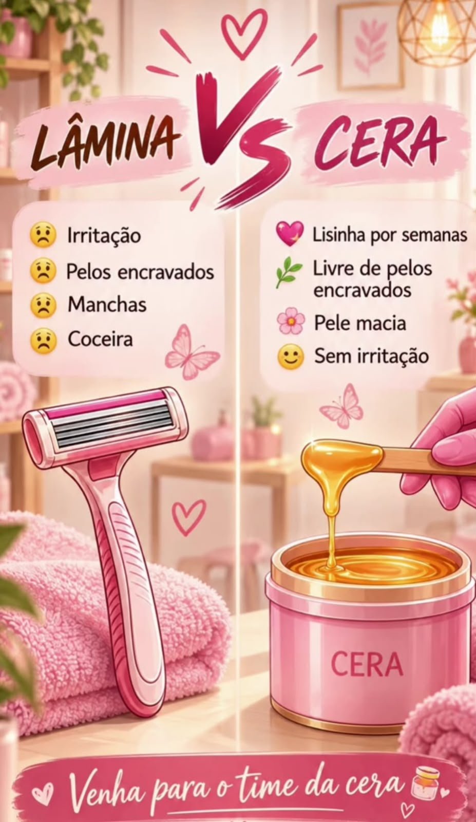Imagem do serviço de epilação burco 15,00, axilas 35,00, intima completa 70,00